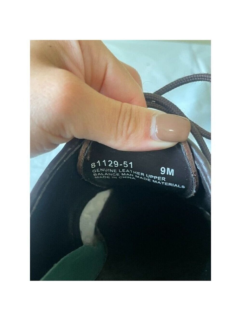 Nunn Bush Men's Gordon Brown Smooth oxford size 9 M #81129-51 - Picture 14 of 16